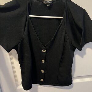 Black Miss Selfridge Going Out Top Size US 8
